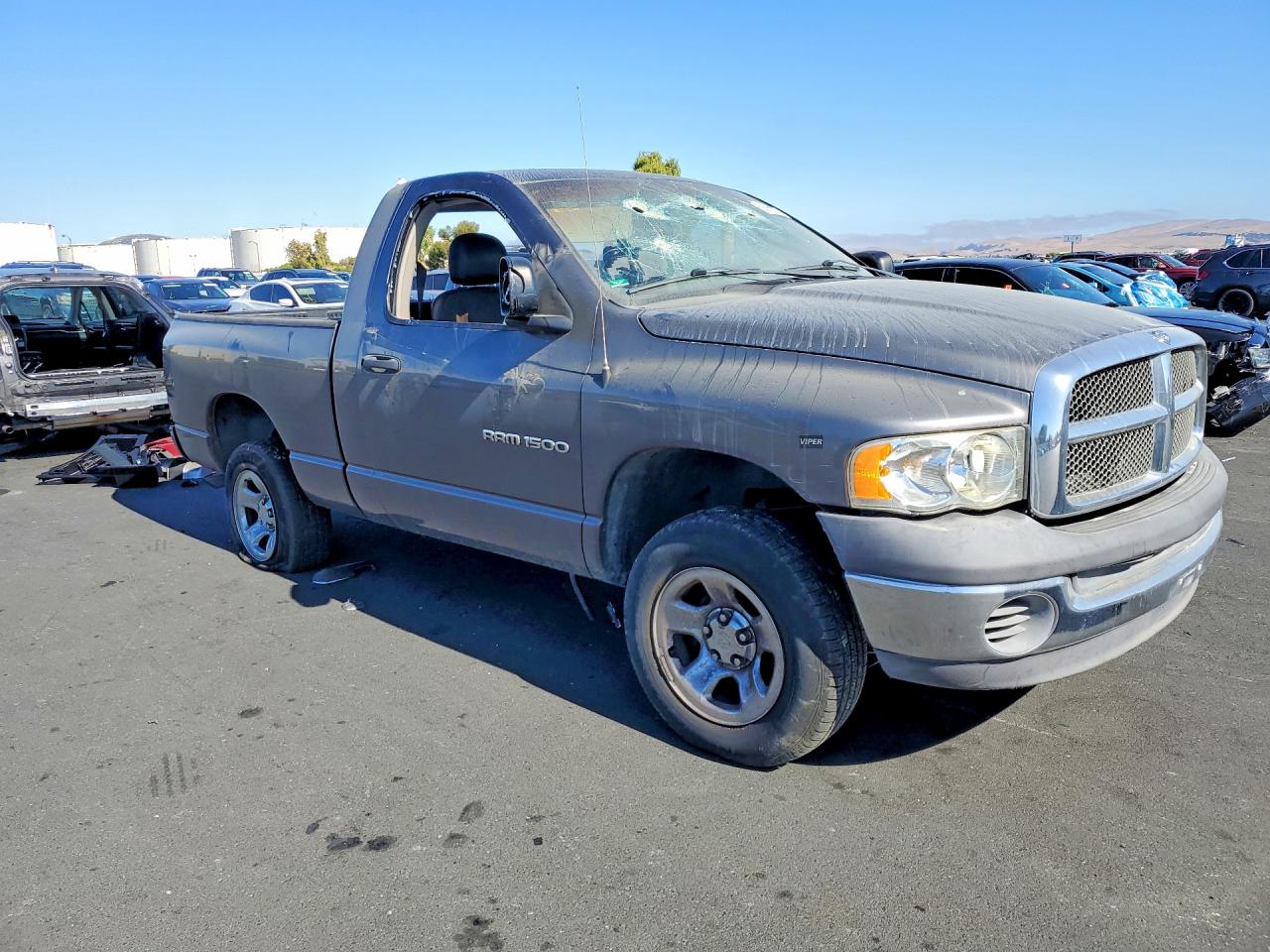 2002 Dodge Ram 1500 Gray vin: 1D7HU16N12J210237