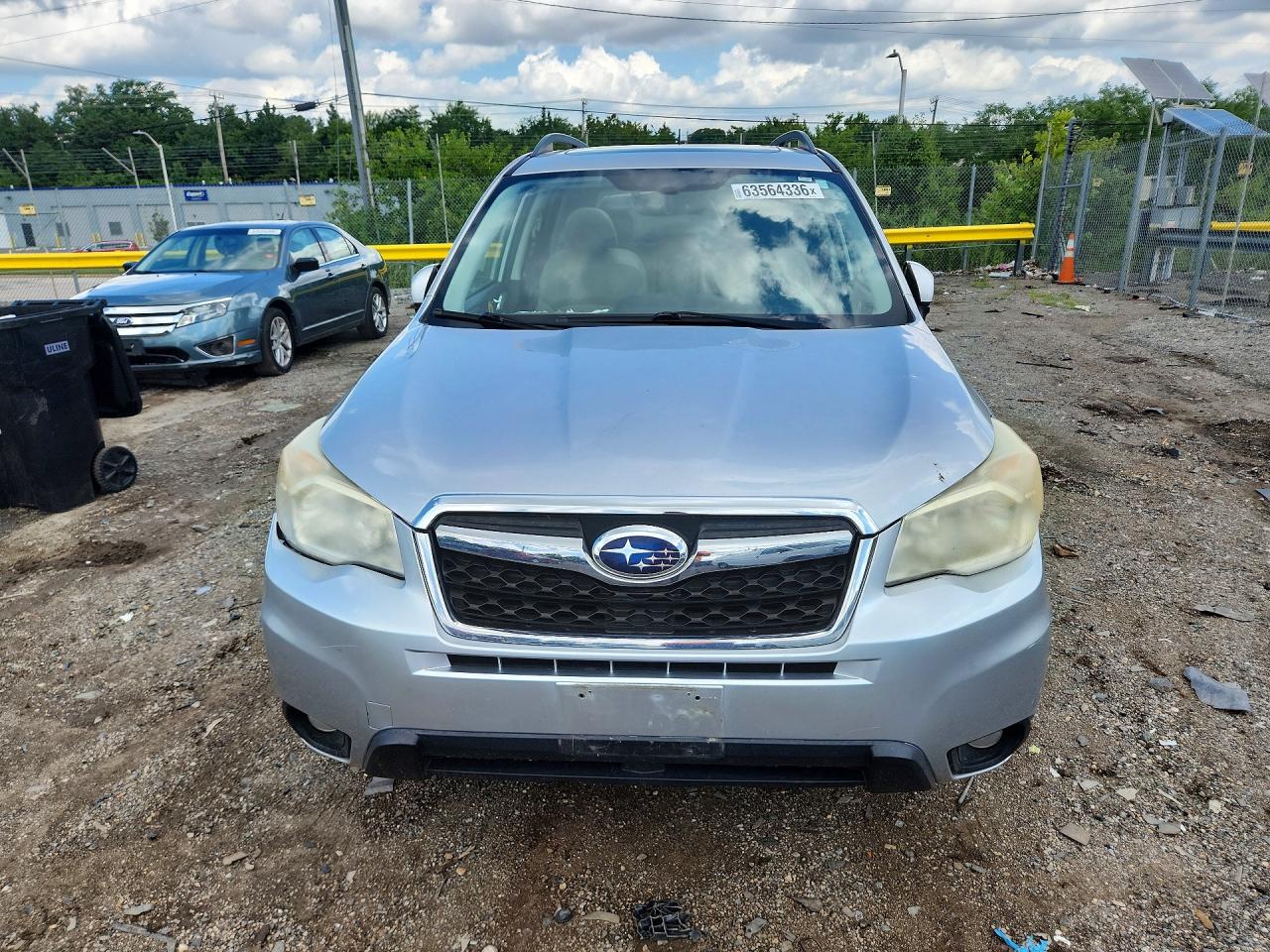2014 Subaru Forester 2.5i Limited Silver vin: JF2SJAHC0EH502642