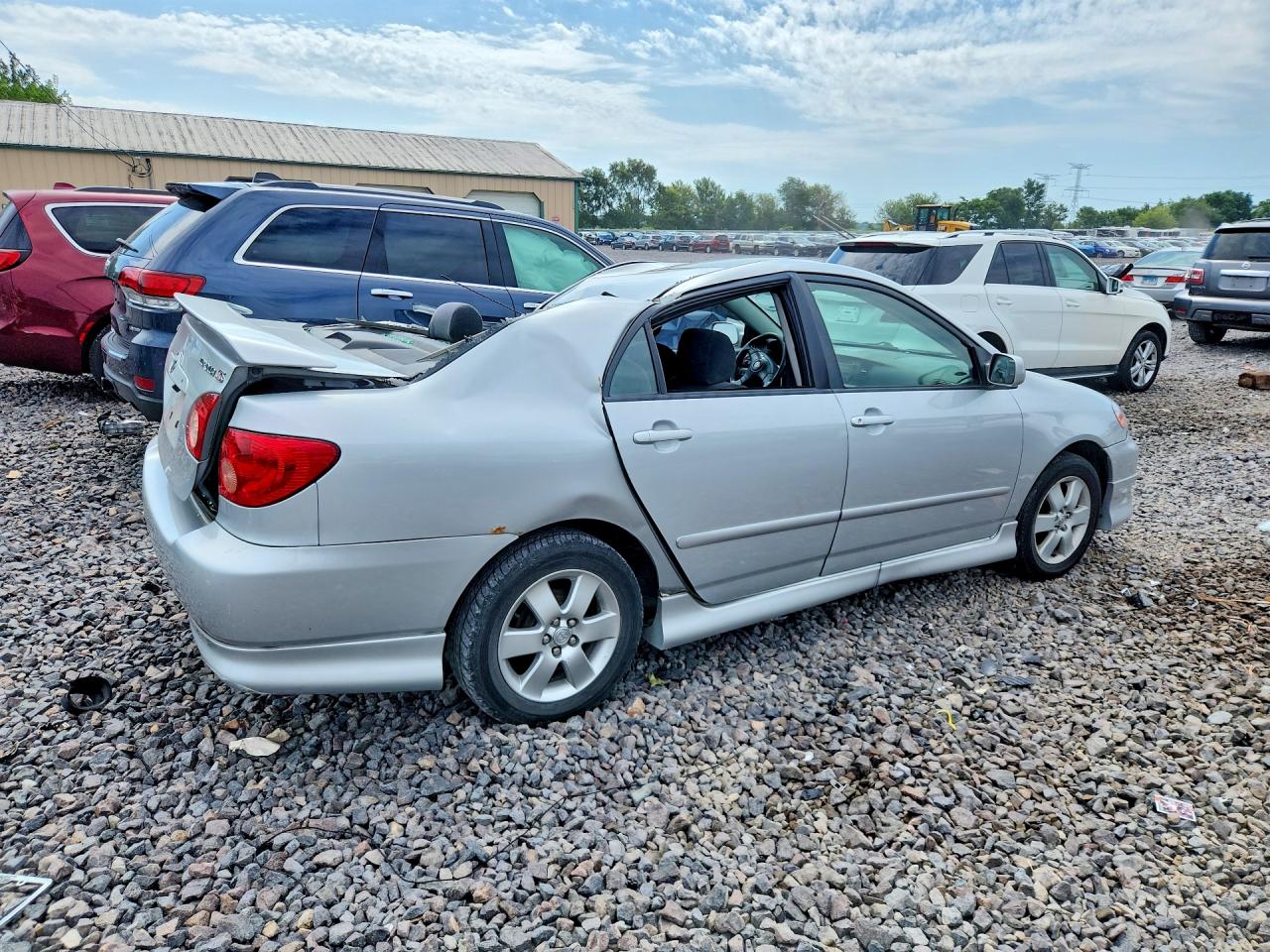 2005 Toyota Corolla S Silver vin: 1NXBR32E45Z519900