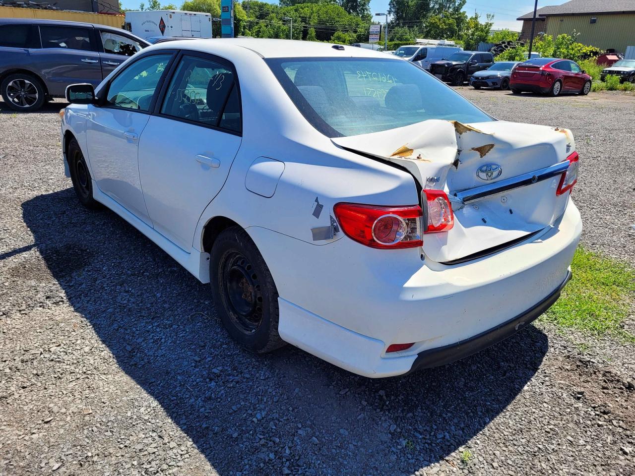 2011 Toyota Corolla Base Белый vin: 2T1BU4EE0BC559551