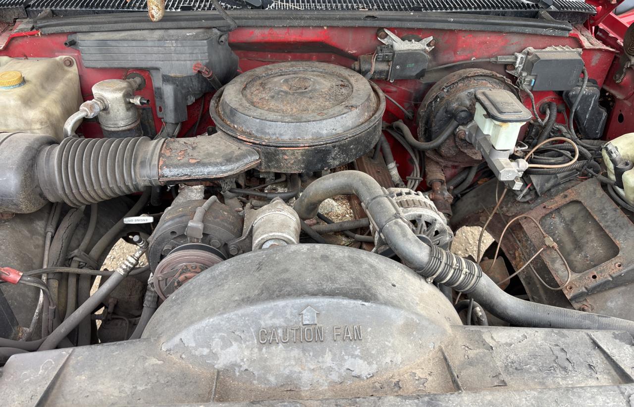 1992 Chevrolet Blazer K1500 Red vin: 1GNEK18K4NJ301343