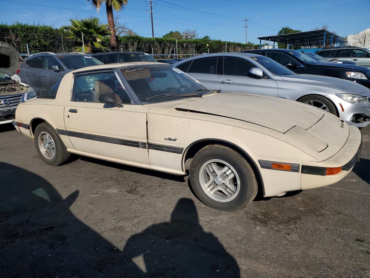 1985 Mazda Rx7 12a Cream vin: JM1FB3313F0886835