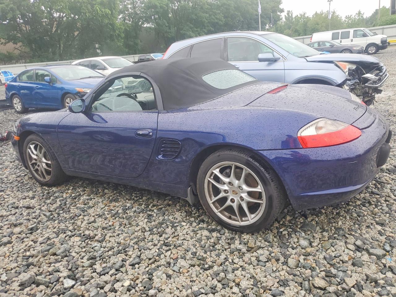 2004 Porsche Boxster Blue vin: WP0CA29854S620657