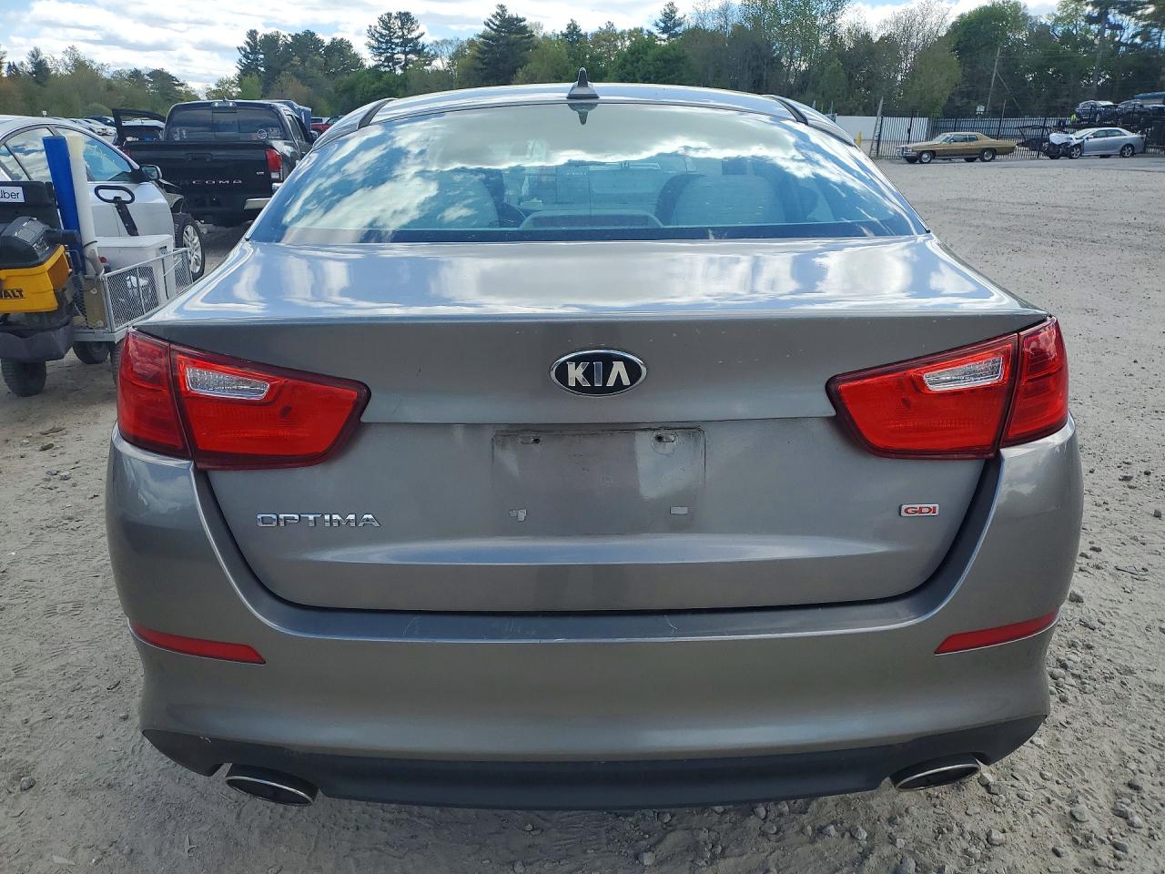 2015 Kia Optima Lx Серый vin: 5XXGM4A78FG467146