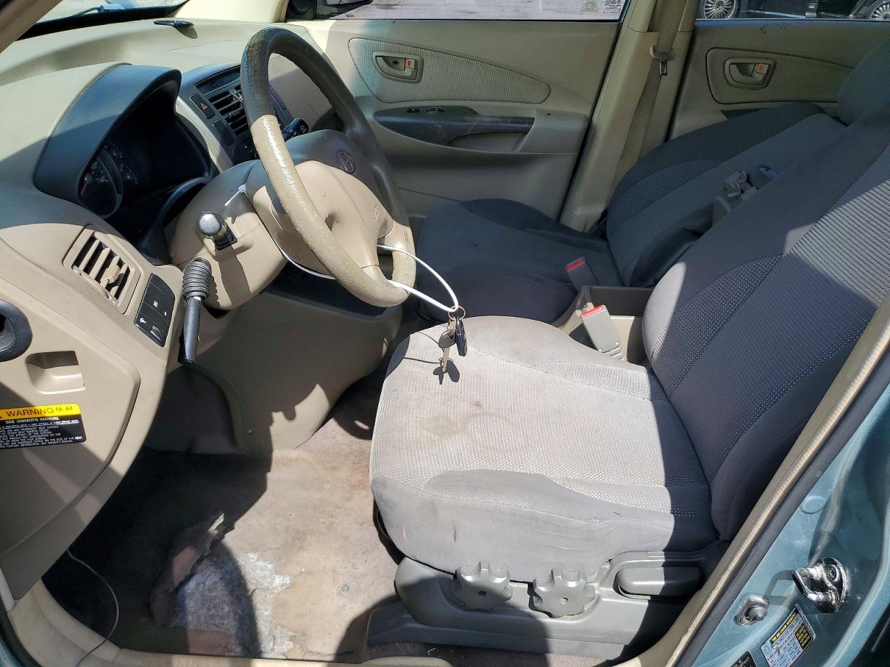 2007 Hyundai Tucson Gls Бирюзовый vin: KM8JM12B37U521631