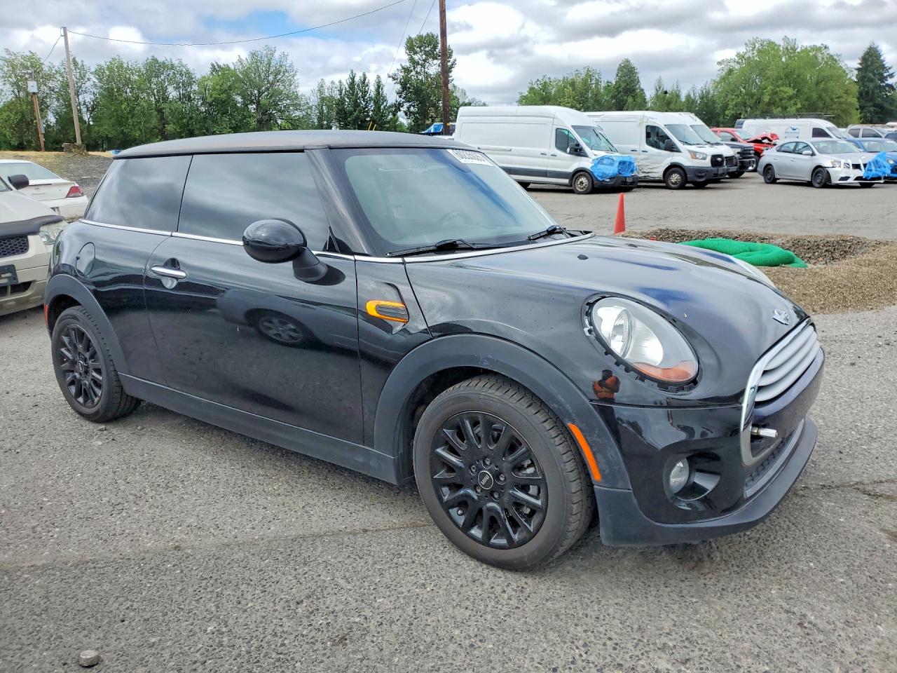 2015 Mini Cooper Черный vin: WMWXM5C57F3A60470