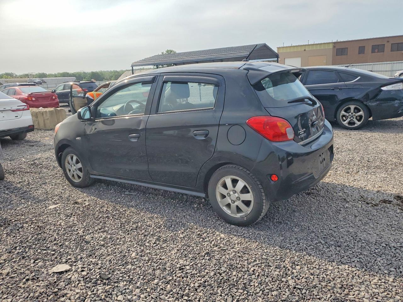 2015 Mitsubishi Mirage Es Black vin: ML32A4HJ9FH042528