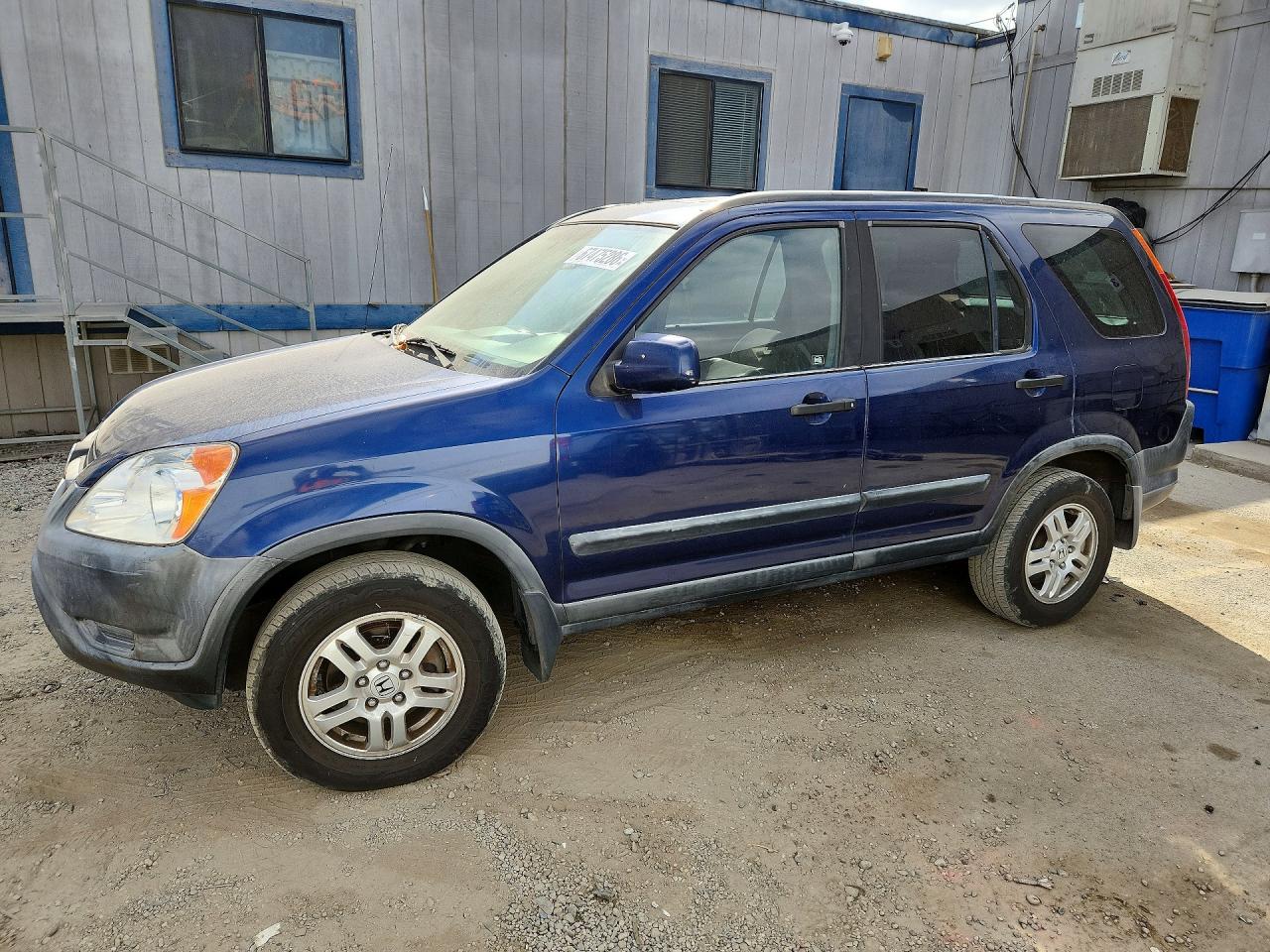 2004 Honda Cr-v Ex Blue vin: JHLRD78894C020009
