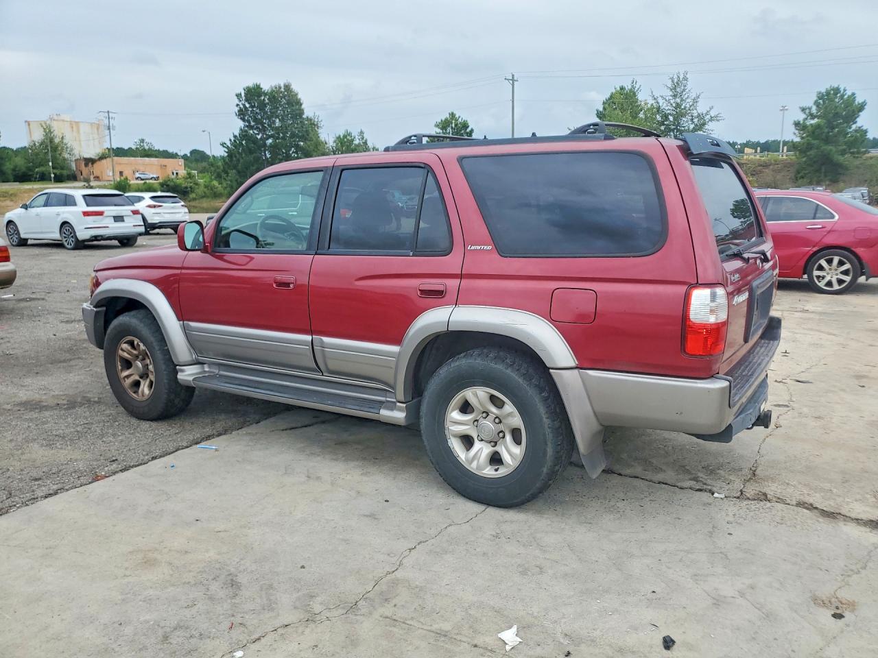 2001 Toyota 4runner Limited Red vin: JT3HN87R210358228