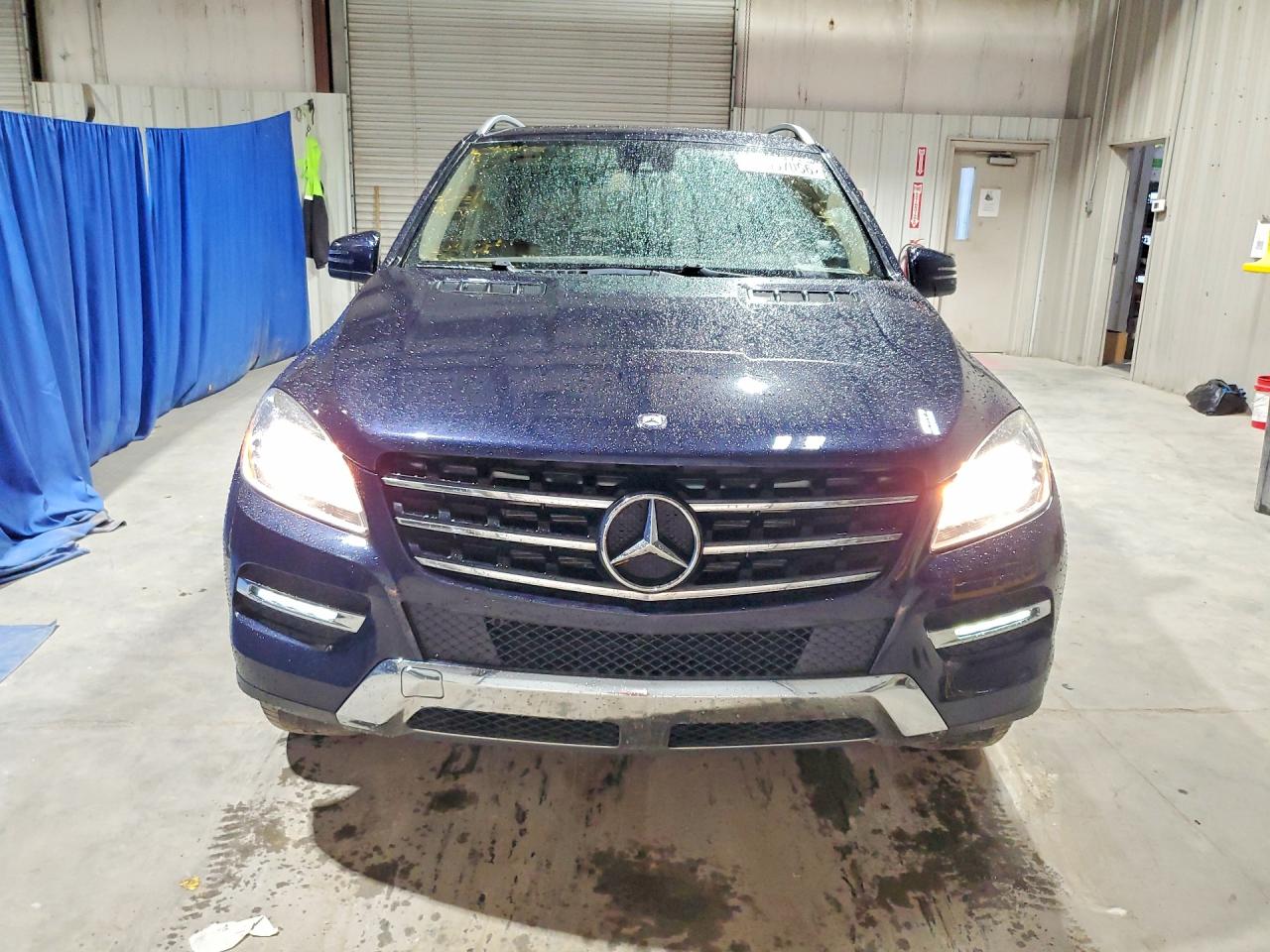 2012 Mercedes-benz Ml 350 4matic Blue vin: 4JGDA5HB4CA033322