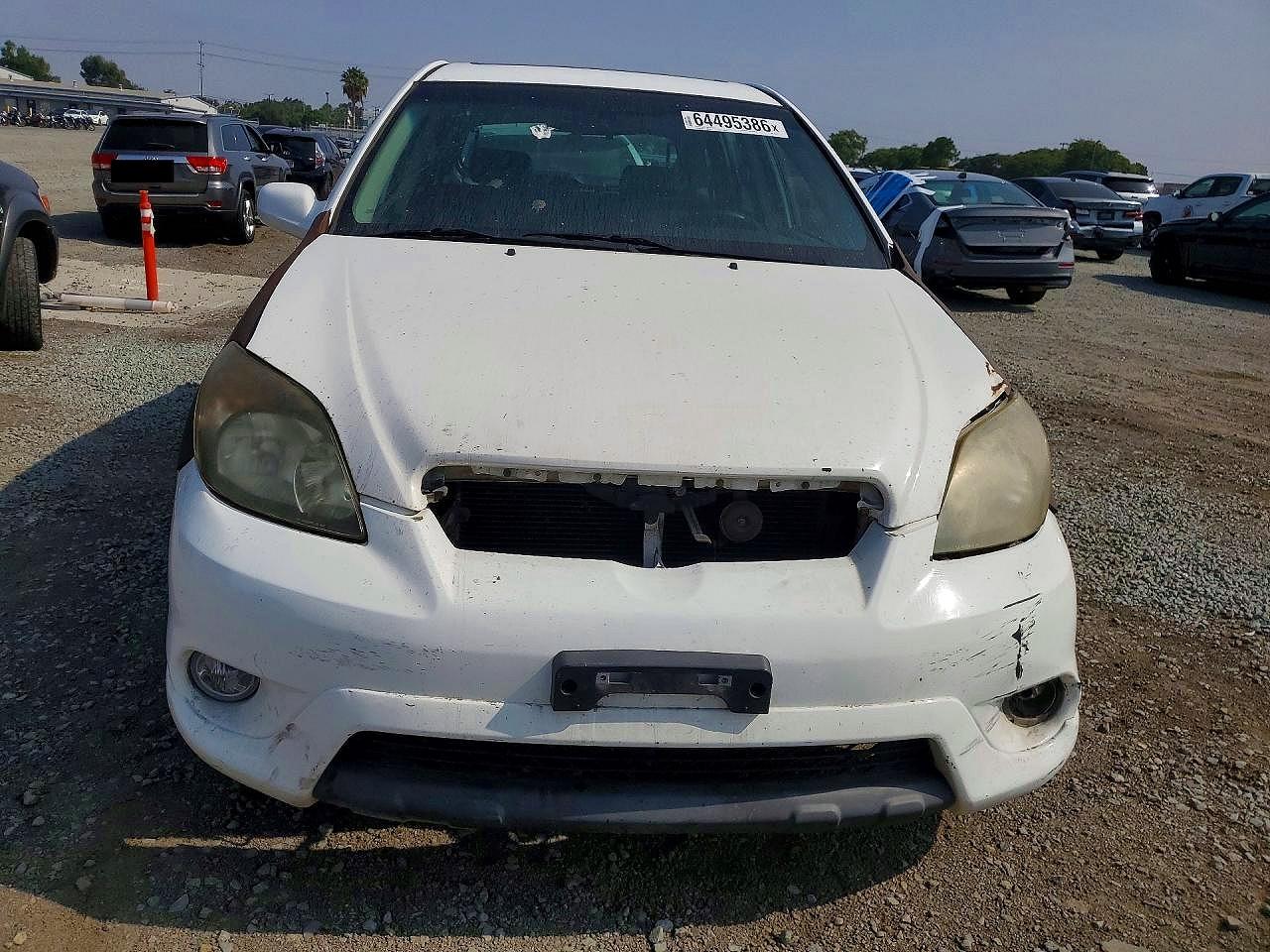 2007 Toyota Matrix Xr White vin: 2T1KR32E17C635513