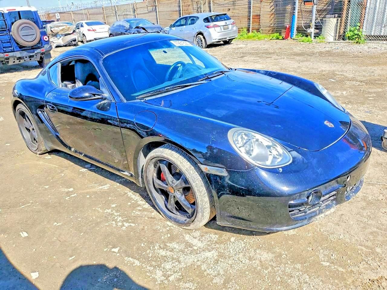 2006 Porsche Cayman S Black vin: WP0AB29886U781712