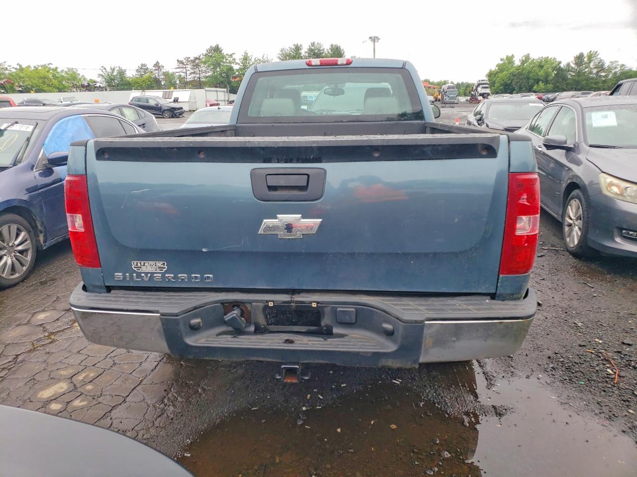 2007 Chevrolet Silverado K1500 Blue vin: 1GCEK19J07E527034