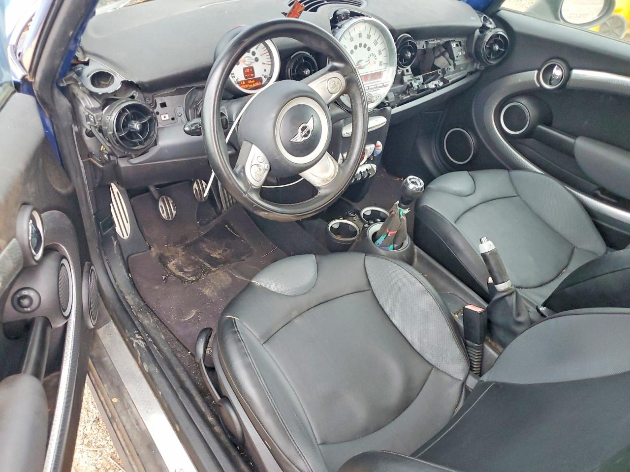 2009 Mini Cooper S Синий vin: WMWMF73589TT94596