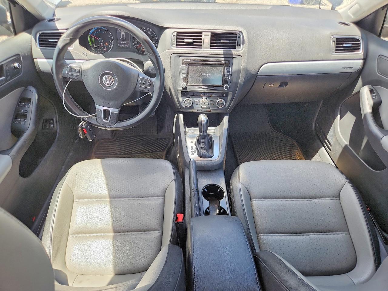 2013 Volkswagen Jetta Hybrid Gray vin: 3VW637AJ9DM276906