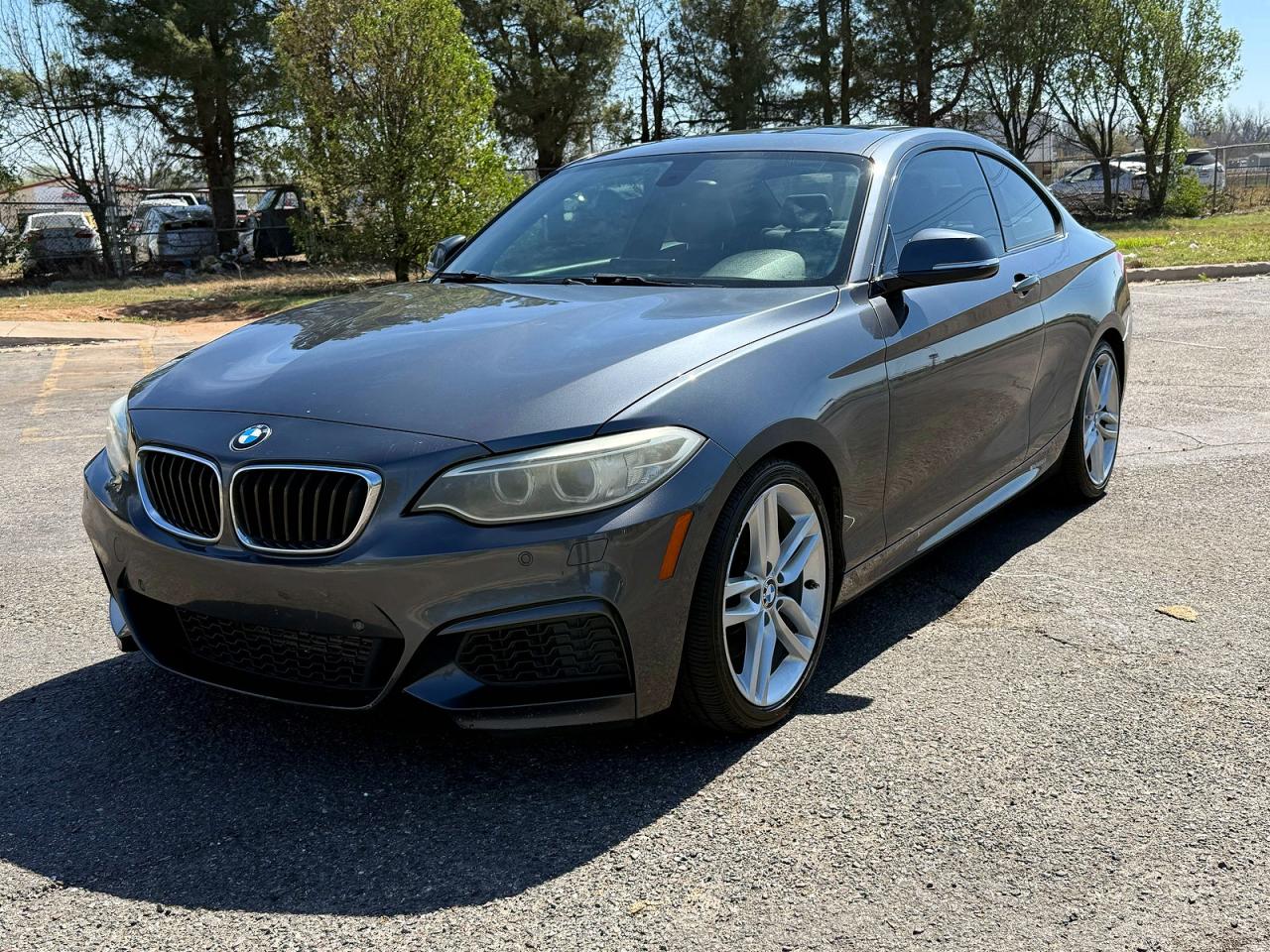 2014 Bmw 228 I Gray vin: WBA1F5C51EV255559