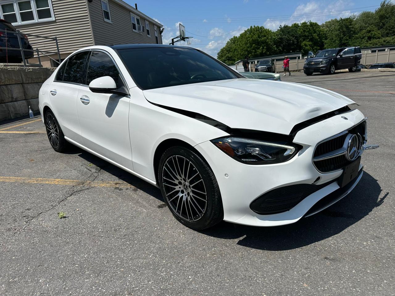 2023 Mercedes-benz C 300 White vin: W1KAF4GB5PR090033