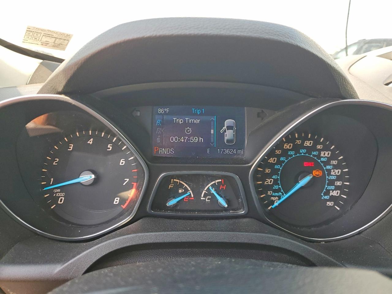 2013 Ford Escape Se White vin: 1FMCU0G9XDUC26496