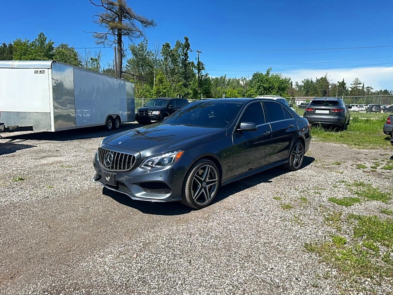 2014 Mercedes-benz E 550 4matic Gray vin: WDDHF9BB1EA936057