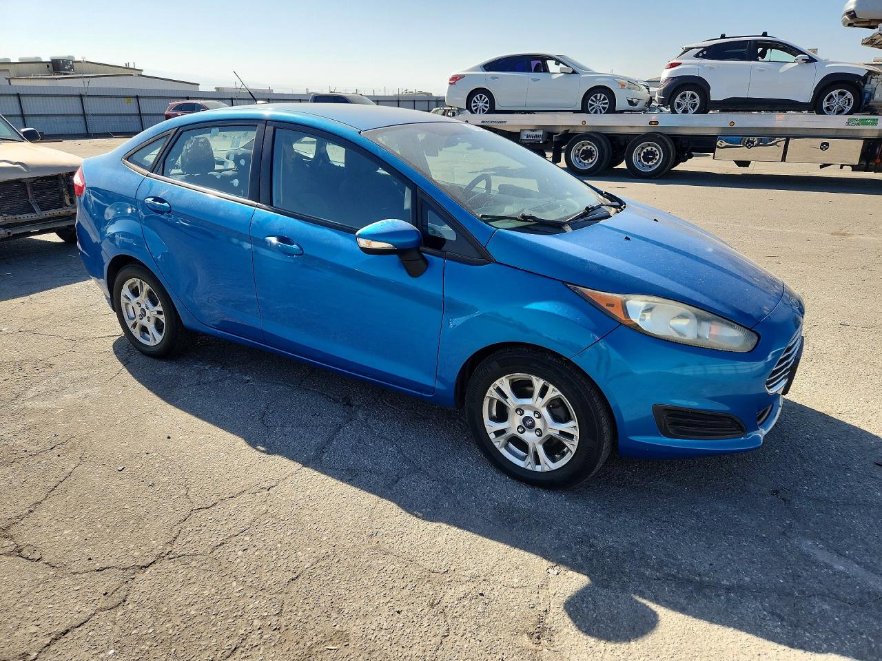 2014 Ford Fiesta Se Синий vin: 3FADP4BJ9EM111053