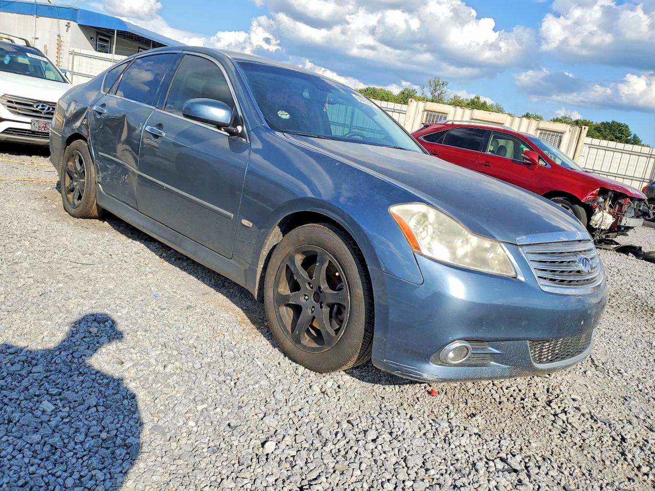 2008 Infiniti M35 Base Blue vin: JNKAY01E18M604165