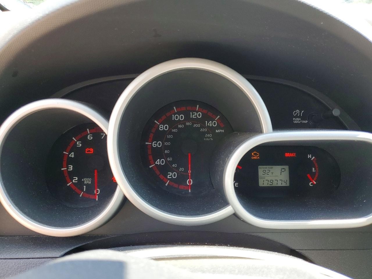 2009 Toyota Matrix S Charcoal vin: 2T1KE40E19C022749