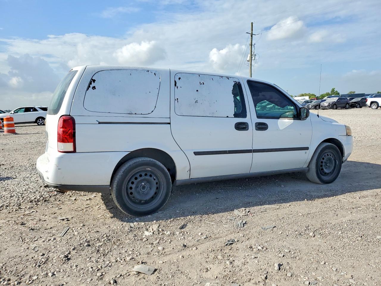 2008 Chevrolet Uplander Incomplete White vin: 1GBDV13W68D116420