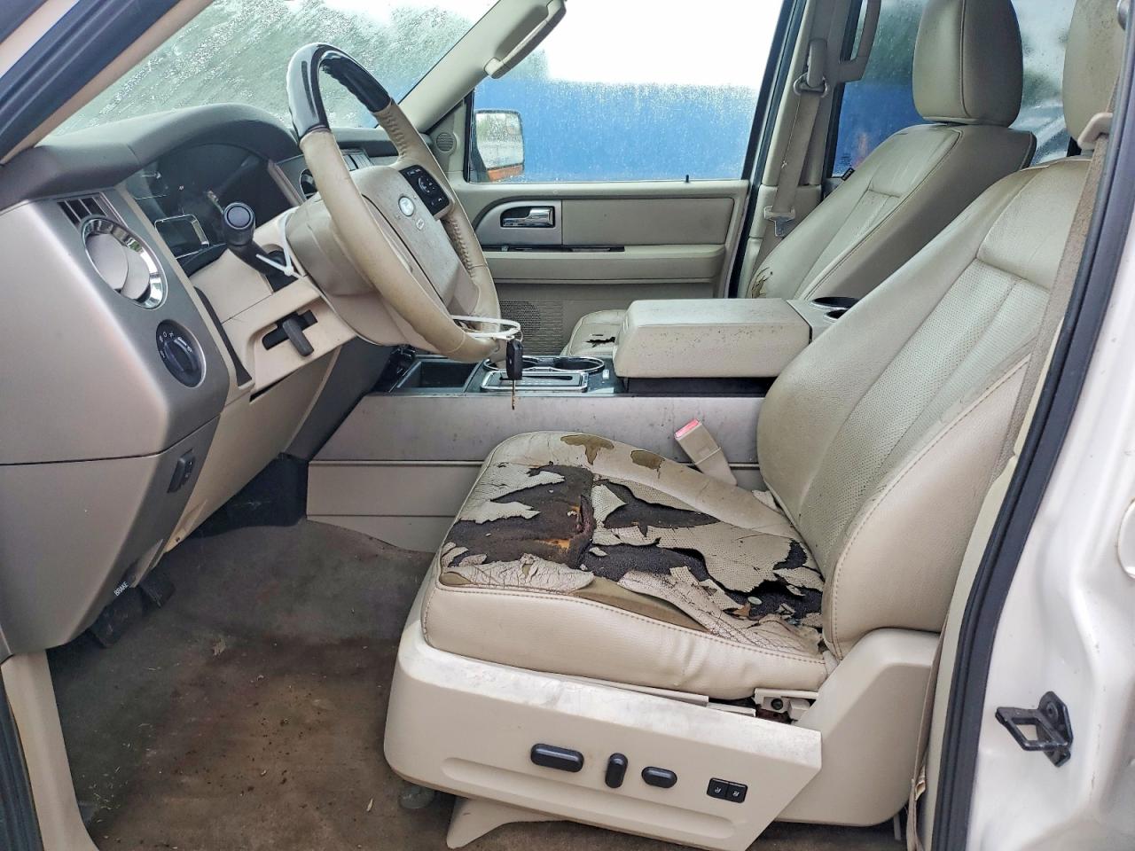 2014 Ford Expedition Limited White vin: 1FMJU1K55EEF01463