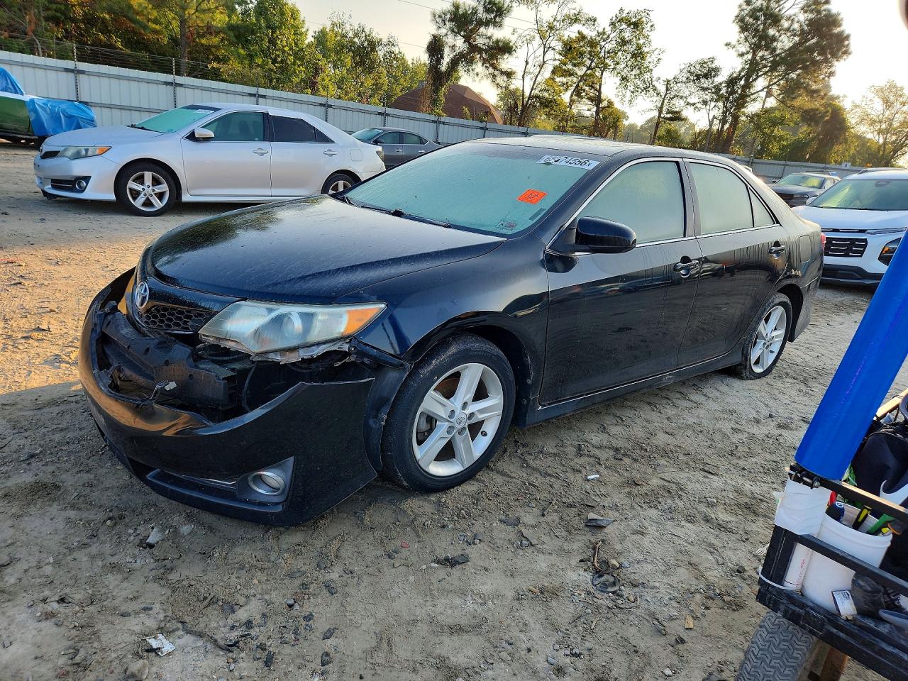 2012 Toyota Camry Se Black vin: 4T1BF1FK5CU056899