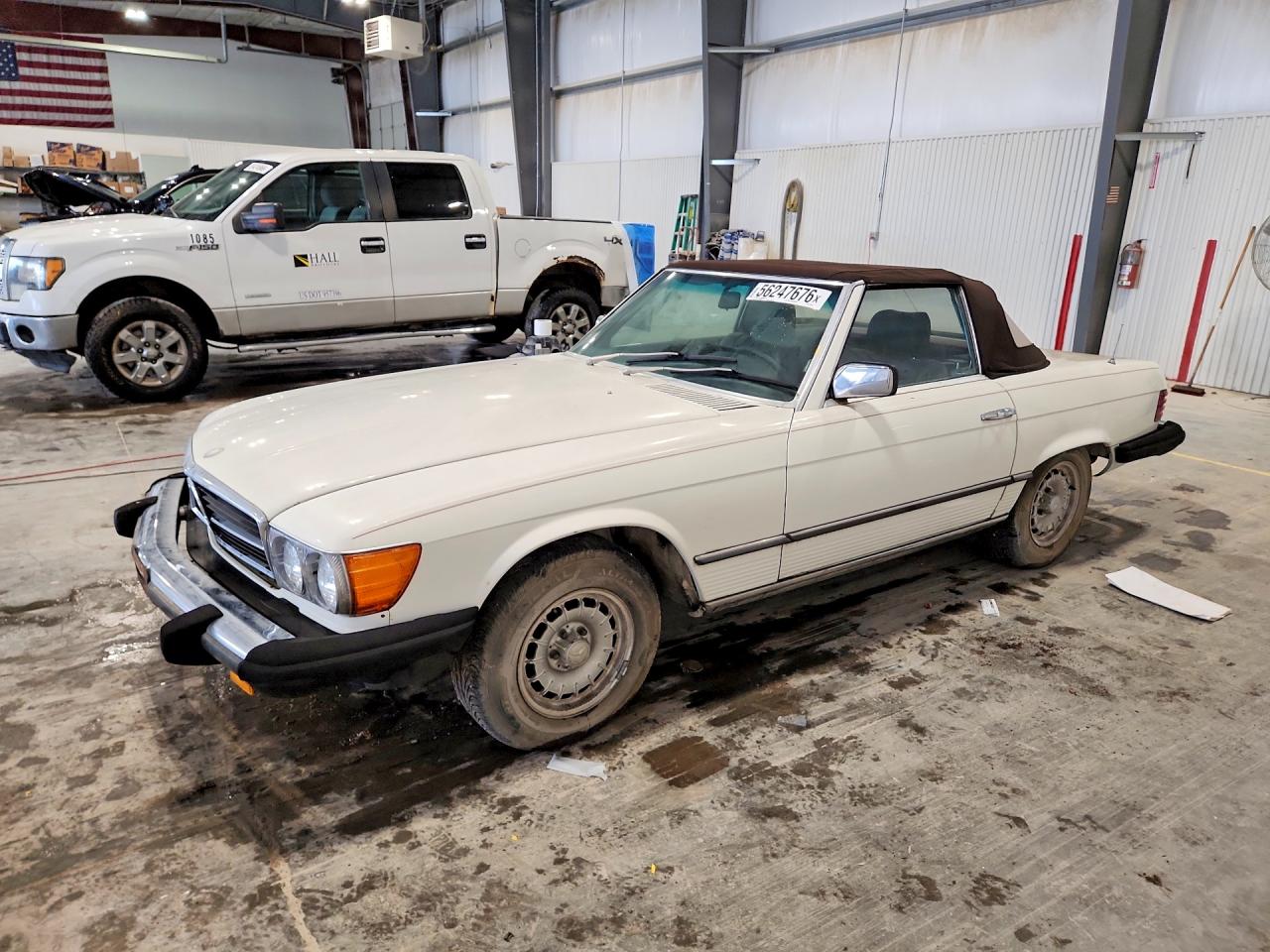 1983 Mercedes-benz 380 Sl White vin: WDBBA45A9DB022361