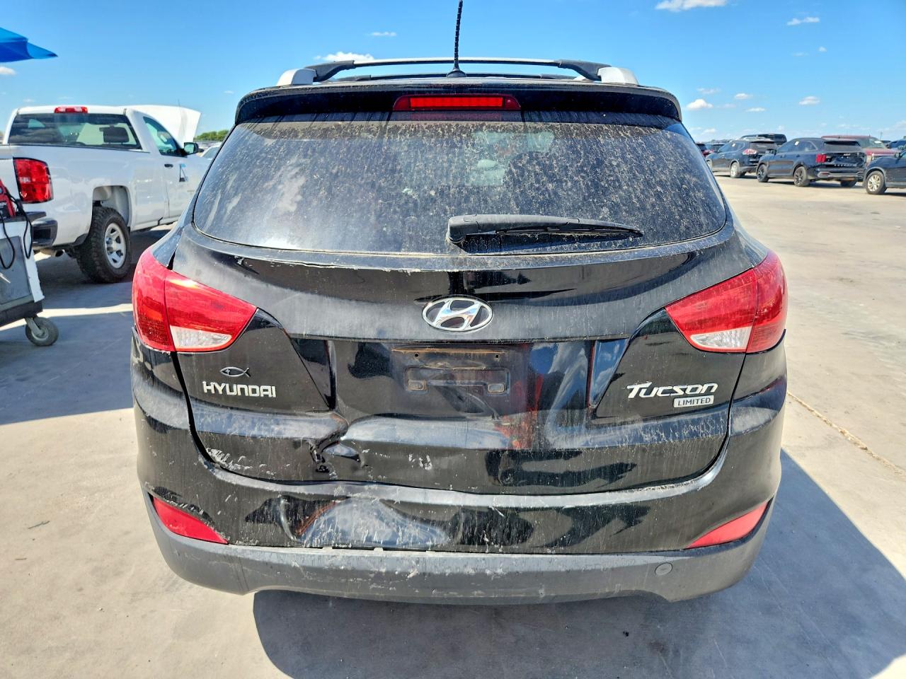 2012 Hyundai Tucson Limited Black vin: KM8JU3AC3CU489845