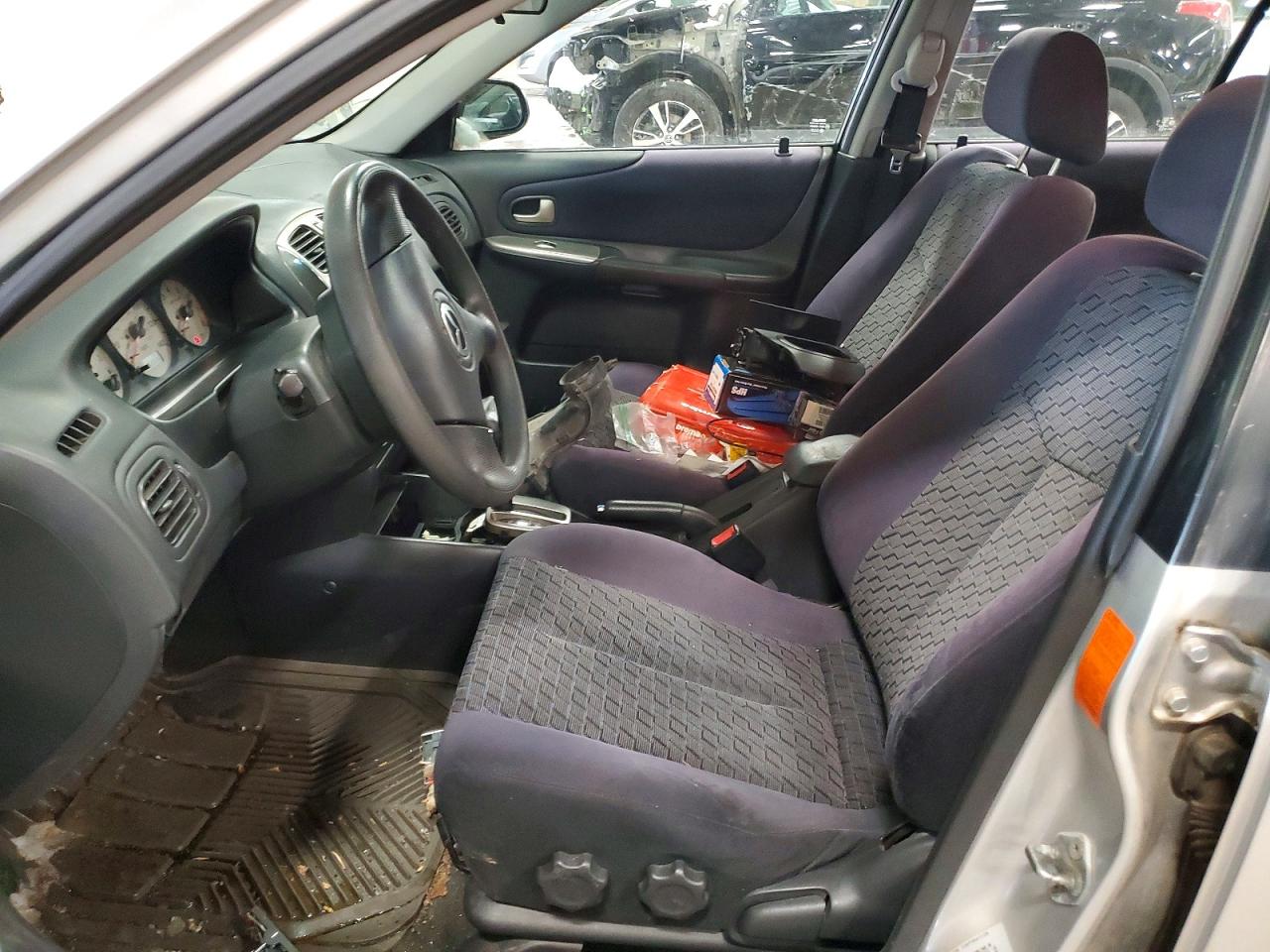 2002 Mazda Protege Dx Silver vin: JM1BJ226621549654