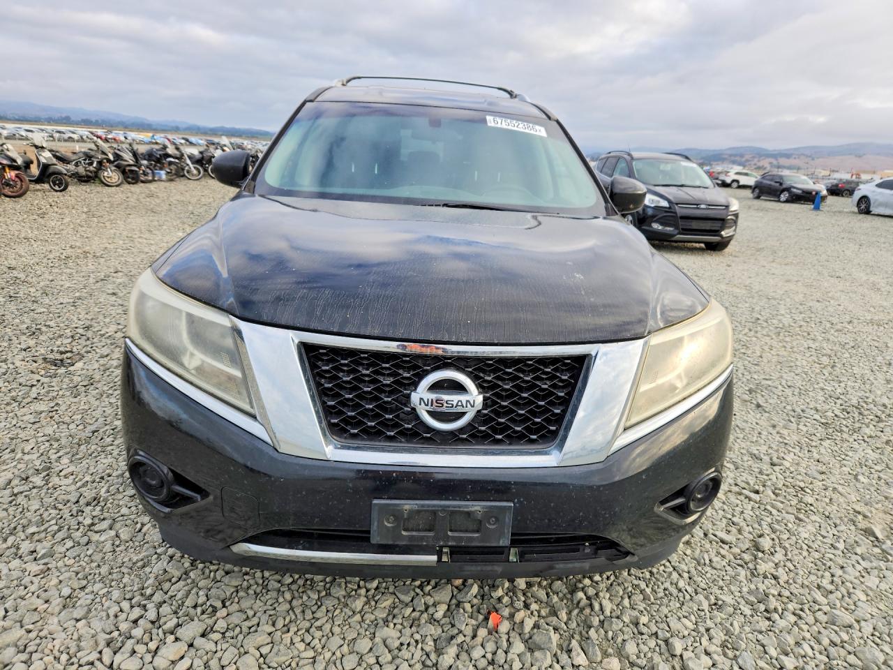 2013 Nissan Pathfinder S Black vin: 5N1AR2MN3DC626699