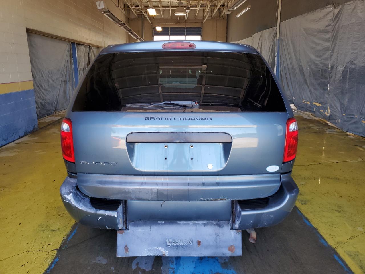 2006 Dodge Grand Caravan Se Turquoise vin: 1D4GP24R66B510951 Damage: Lift Gate, Rust, 8 To 9 Inches
