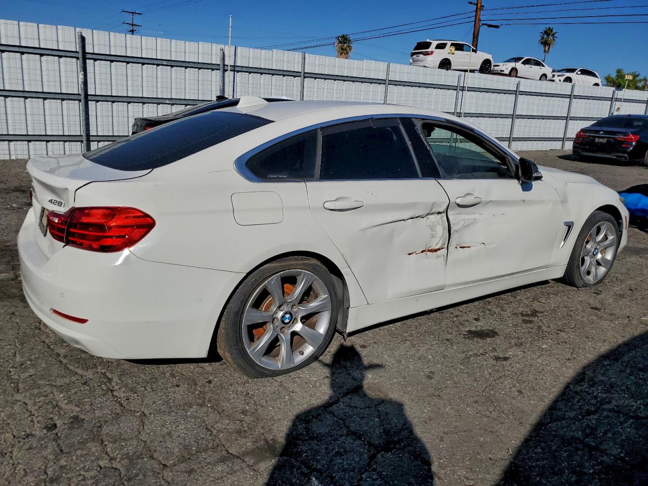 2015 Bmw 428 I Gran Coupe Sulev White vin: WBA4A9C53FGL85187