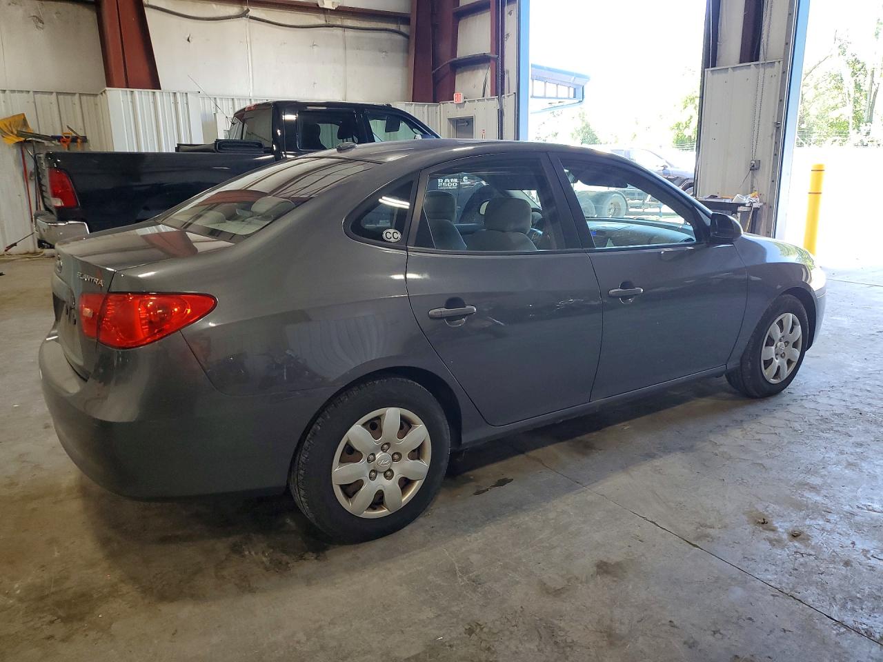 2007 Hyundai Elantra Gls Gray vin: KMHDU46D67U198704