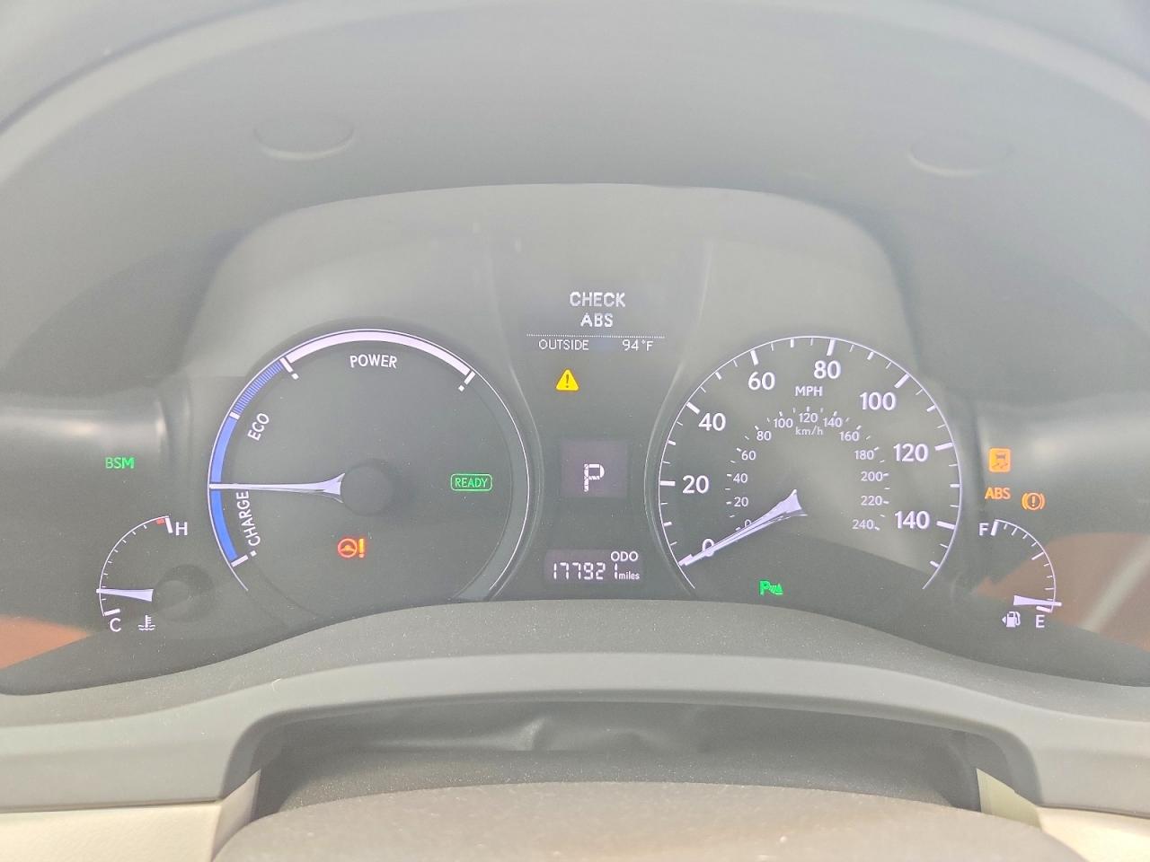 2013 Lexus Rx 450h Gold vin: JTJZB1BA2D2412246