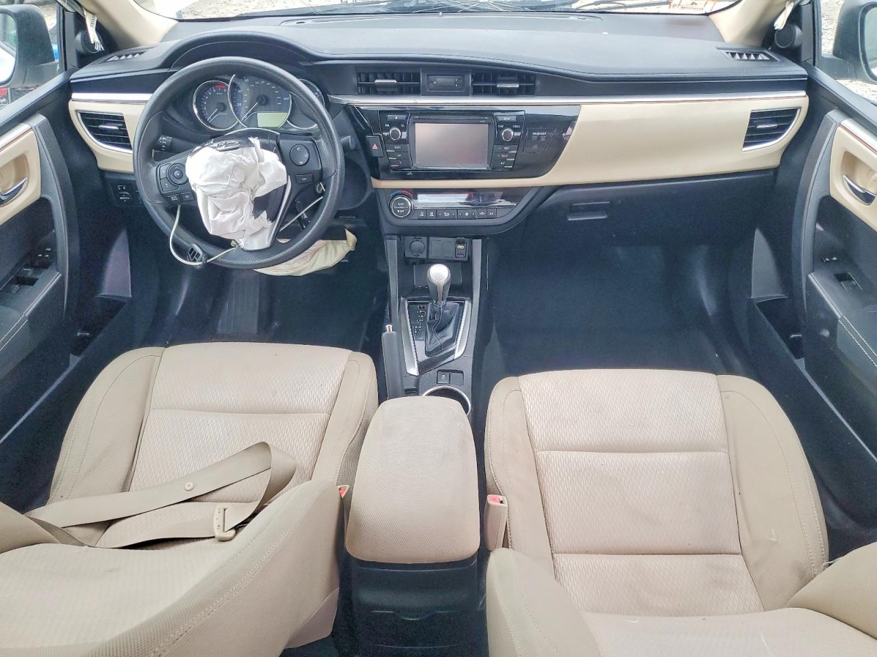 2014 Toyota Corolla Le Eco White vin: 5YFBPRHE8EP034418