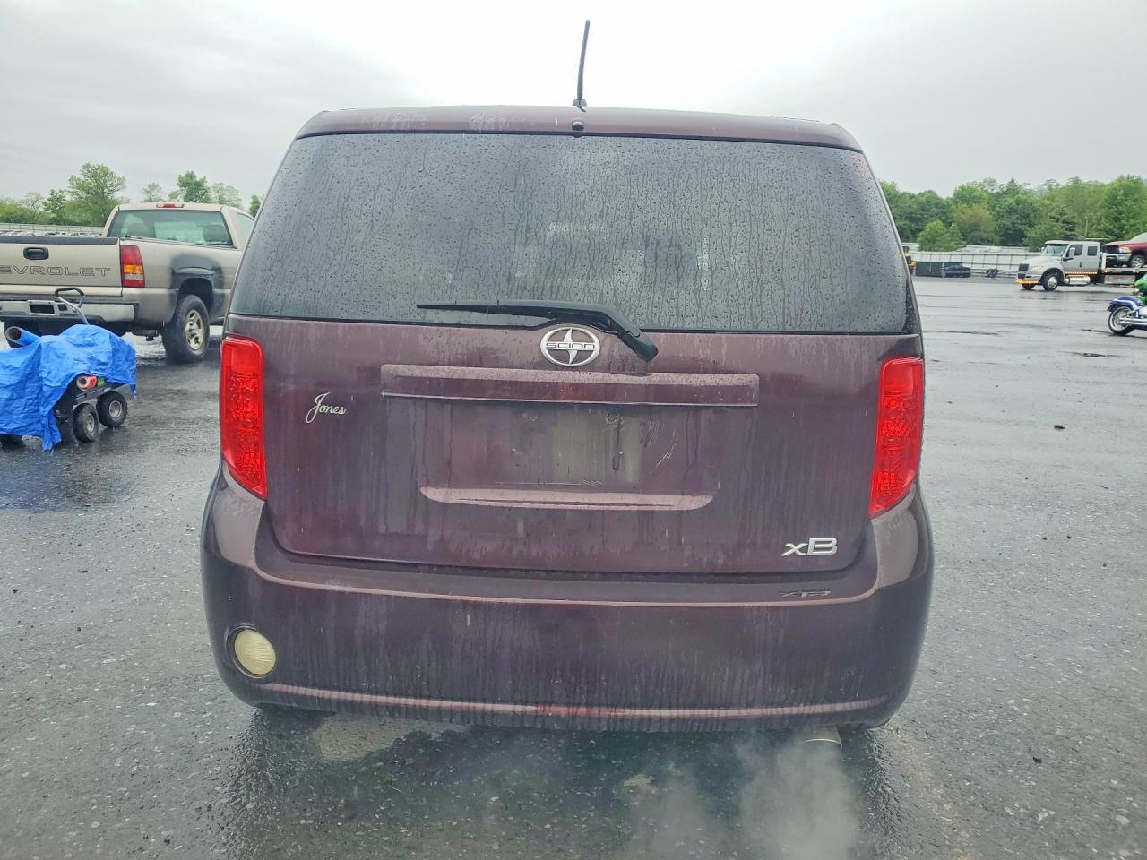 2010 Toyota Scion Xb Burgundy vin: JTLZE4FE1A1099883