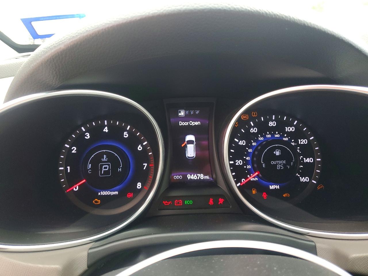 2013 Hyundai Santa Fe Sport 2.0t Gray vin: 5XYZU3LA7DG061590