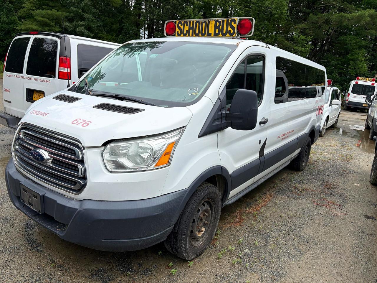 2015 Ford Transit T-350 White vin: 1FBZX2ZM8FKA91962