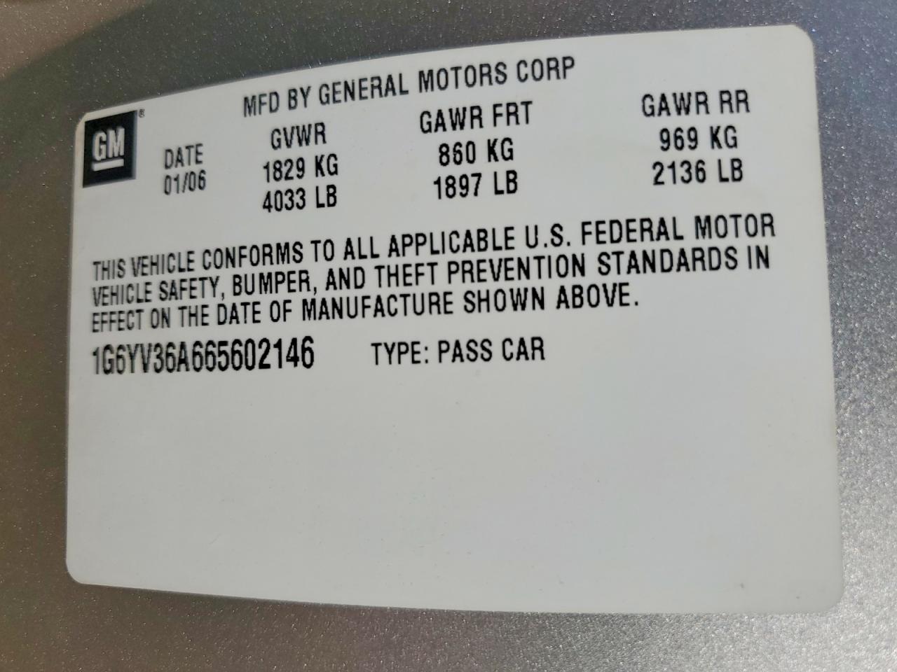 2006 Cadillac Xlr Серебряный vin: 1G6YV36A665602146