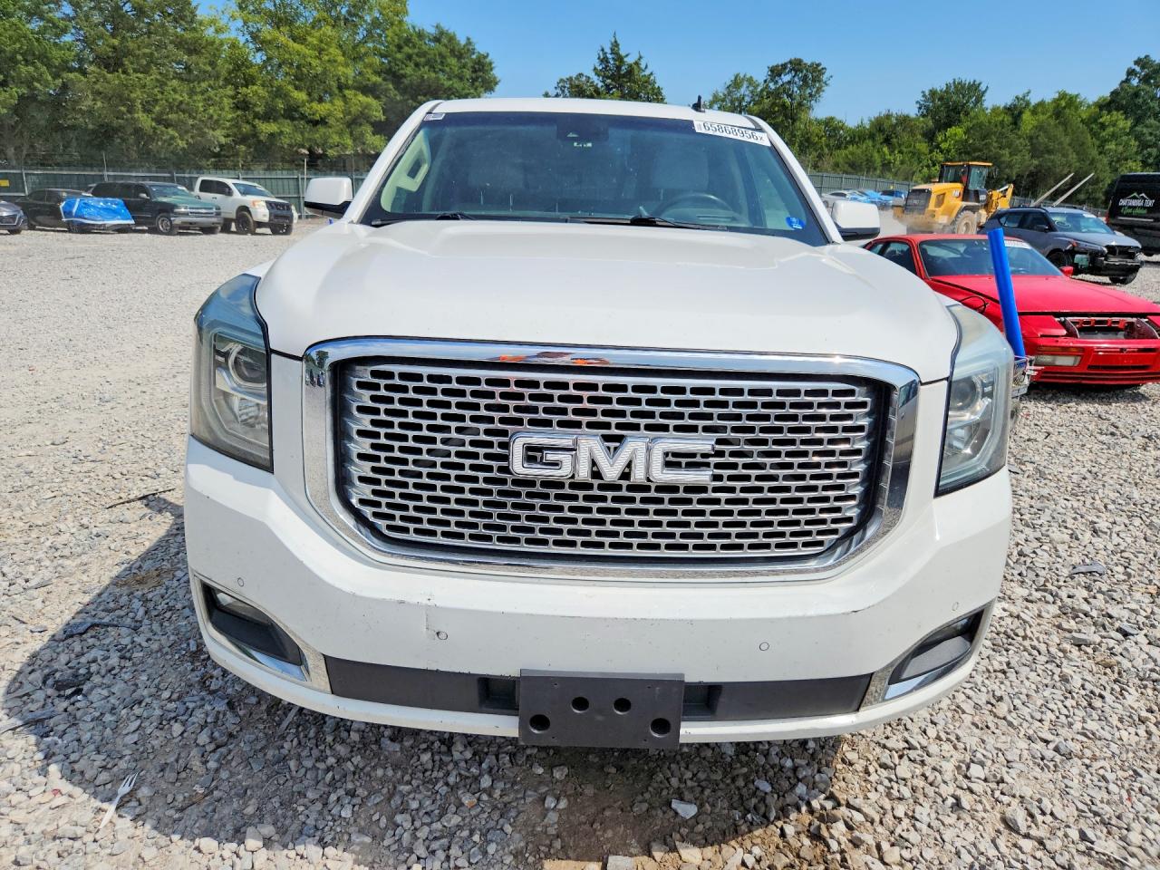 2015 Gmc Yukon Xl Denali White vin: 1GKS1JKJXFR290435
