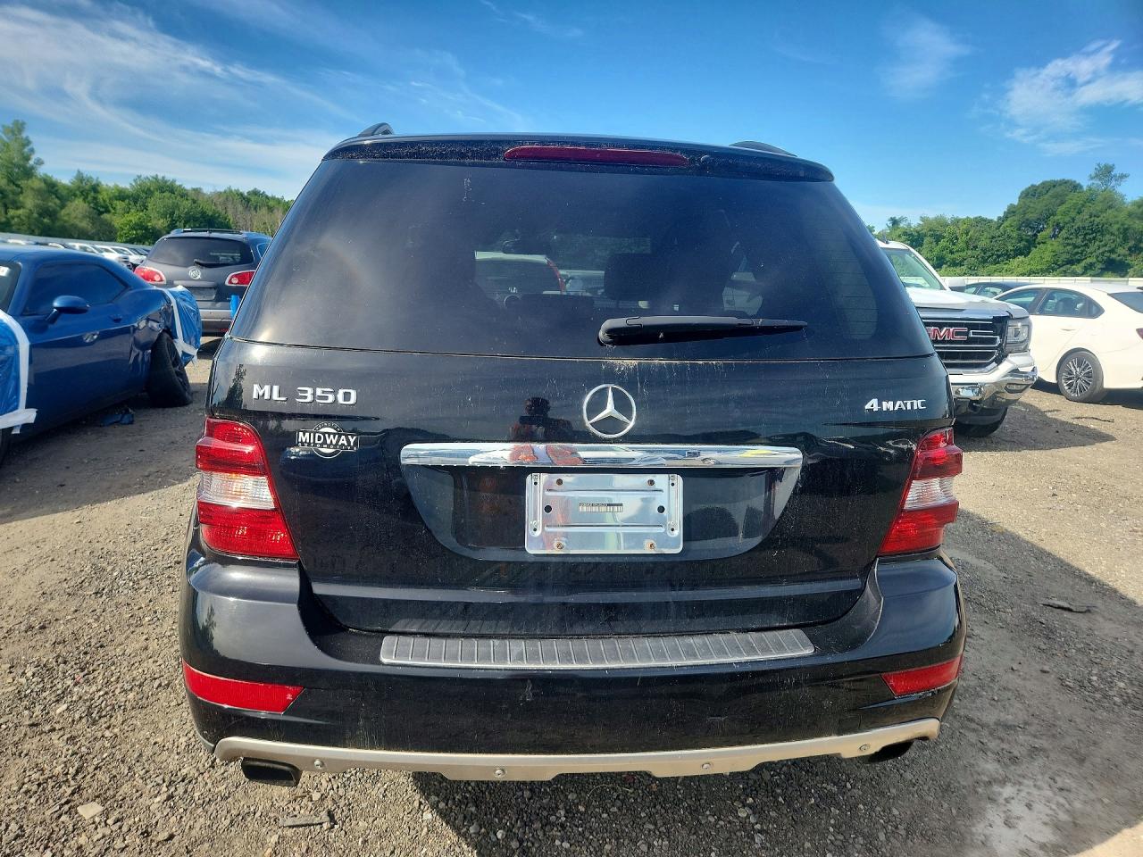 2011 Mercedes-benz Ml 350 4matic Черный vin: 4JGBB8GB1BA684526