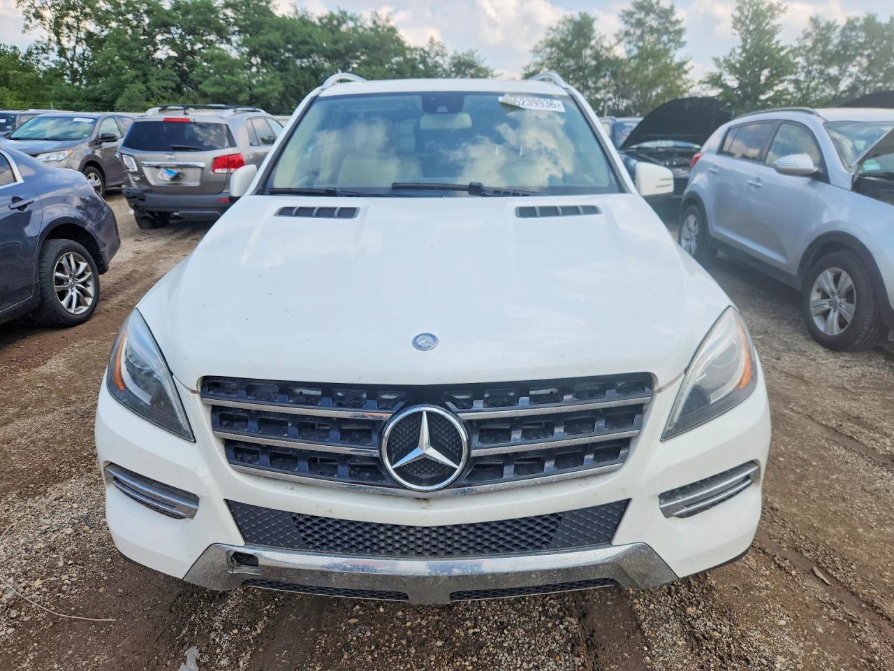 2014 Mercedes-benz Ml 350 Bluetec White vin: 4JGDA2EB9EA356934