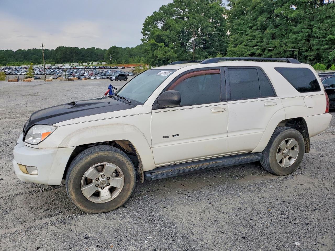 2005 Toyota 4runner Sr5 White vin: JTEBU14R758051821