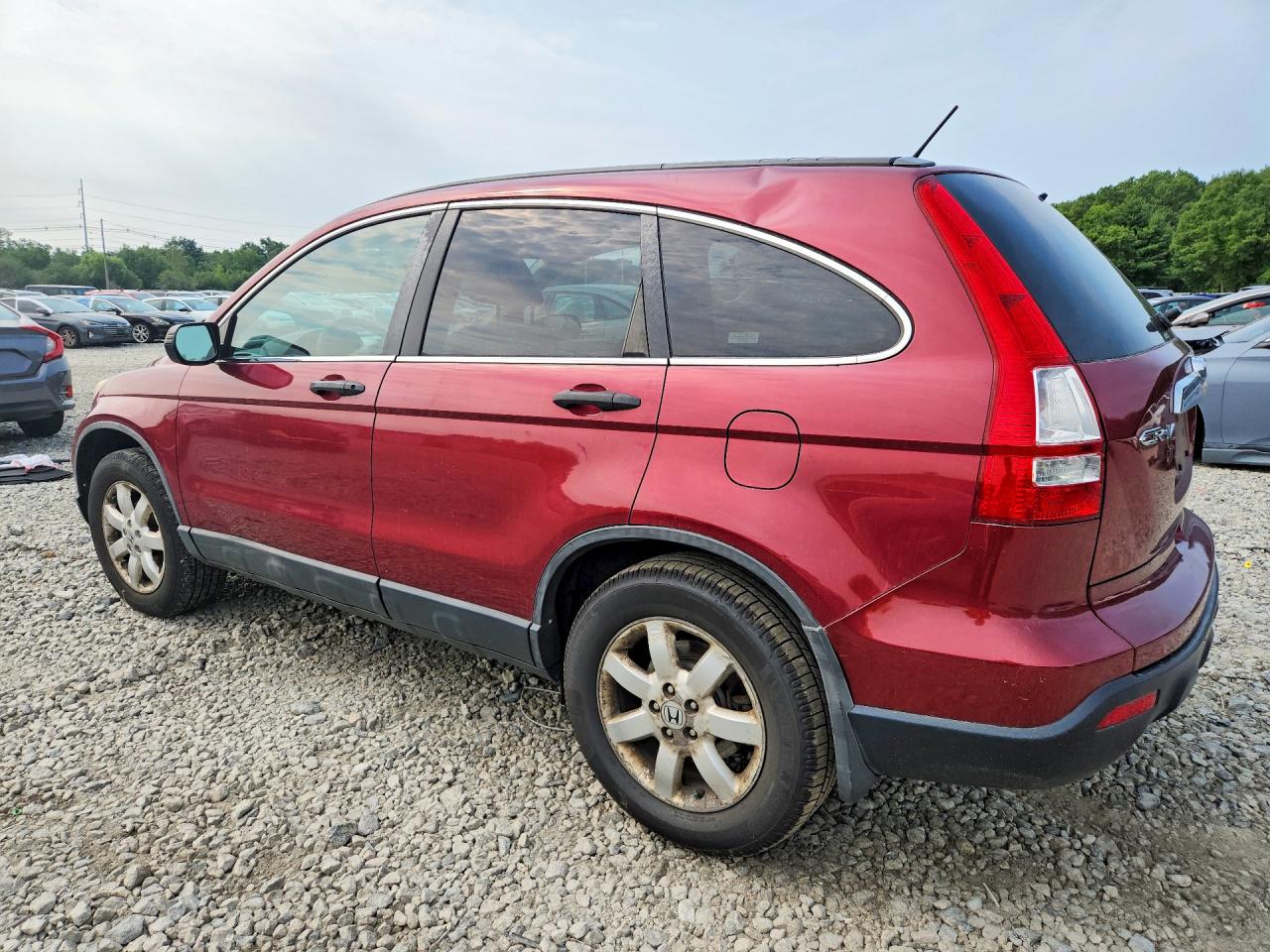 2009 Honda Cr-v Ex Maroon vin: 5J6RE48539L033869