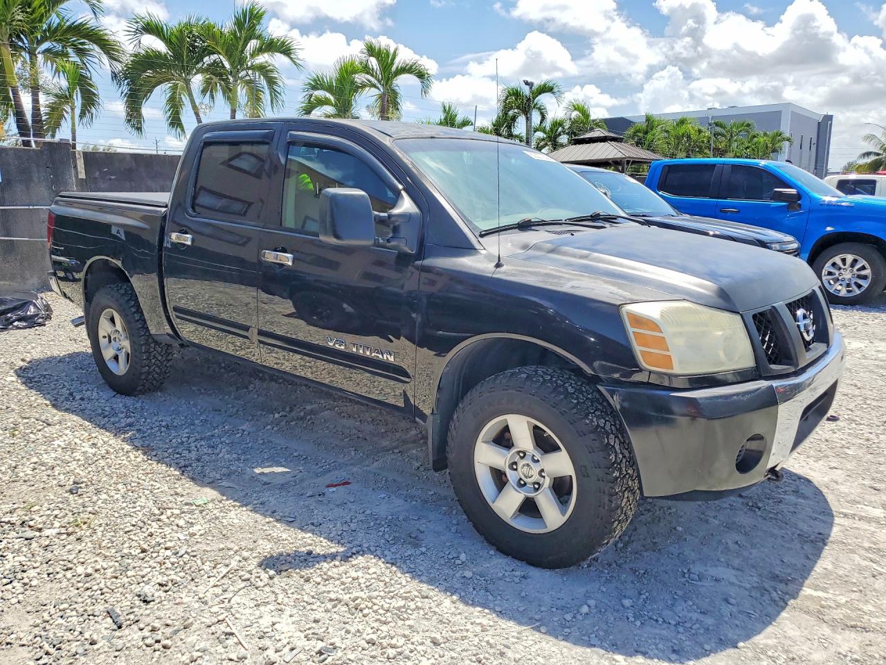 2006 Nissan Titan Xe Black vin: 1N6AA07B96N508176