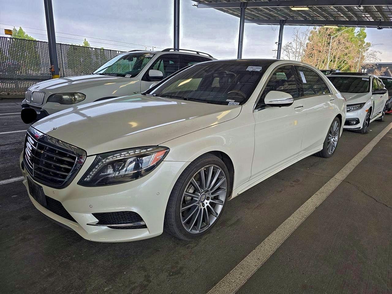 2014 Mercedes-benz S 550 White vin: WDDUG8CB7EA029608