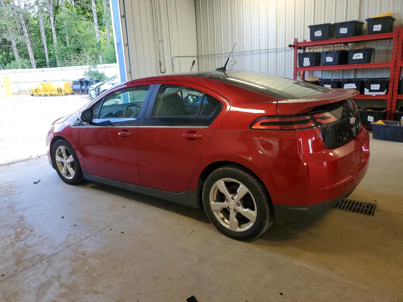 2012 Chevrolet Volt Красный vin: 1G1RD6E45CU110767